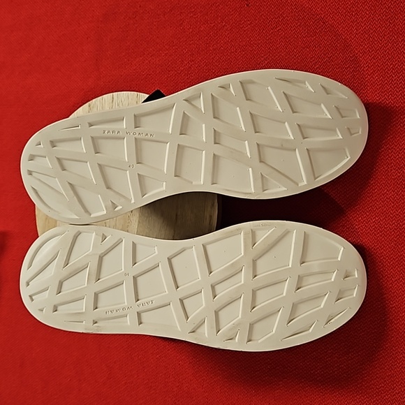 Zara Woman sequin beaded rhinestone embellished shoes sz.9.5 slip on NWOT - Picture 7 of 11